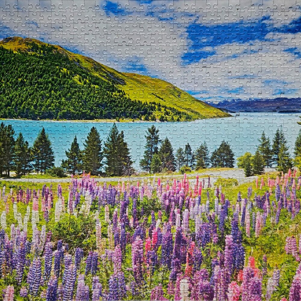 New Zealand landscape, 1000 piece puzzle, Mega Puzzles